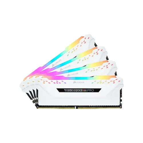 Vengeance RGB Pro Blanc 32GB (4x8GB) DDR4 3200MHz CL16