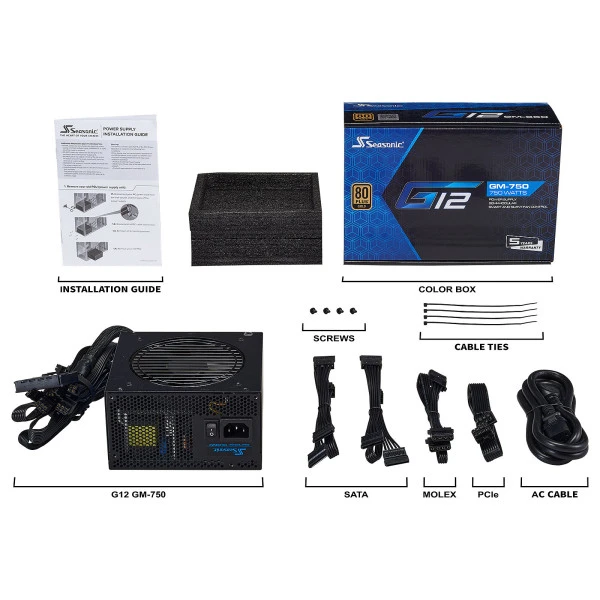 G12 Gm-750 (2024) 750W 80Plus Gold
