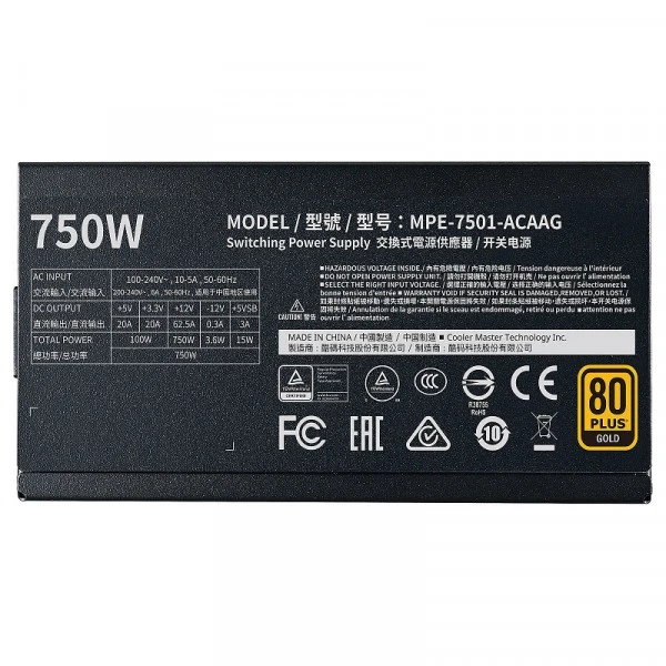 Mwe 750 V2 750W 80Plus Gold