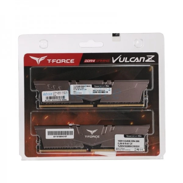 Team Group Vulcan Z Gris 16GB (2x8GB) DDR4 3600MHz CL18